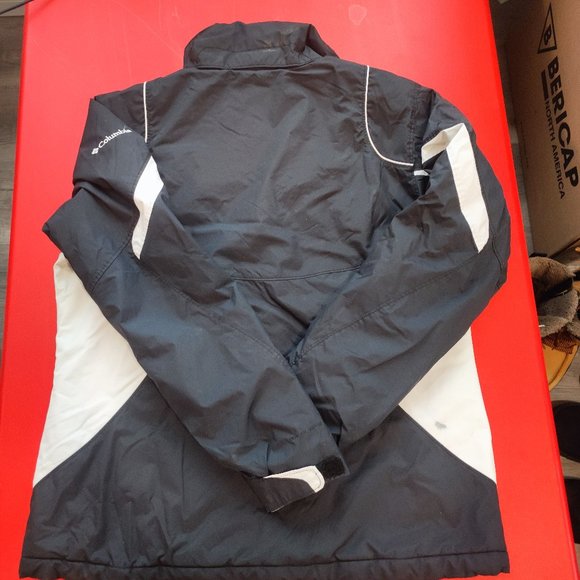 Columbia jacket black and white women's size L - Picture 3 of 7